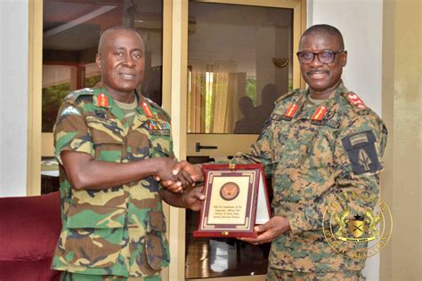 Ghana Army Chief Pays Maiden Visit To Gondar Barracks Ghana Peace Journal