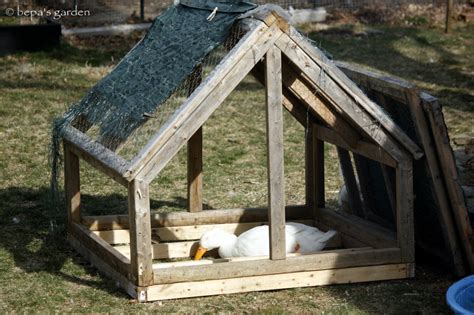 Bepa S Garden A Duck House Made From Recycled Materials