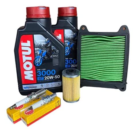 Kit Servicio Afinacion Pulsar N250 N160 Ipone Motul Meses sin interés