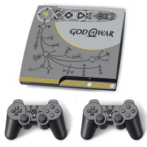 God Of War Pegatina De Piel Para PS3 Slim Cubierta De Vinilo Para