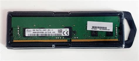 Memória DDR4 RDIMM 2400MHz 8GB HYNIX HMA81GR7AFR8N UH