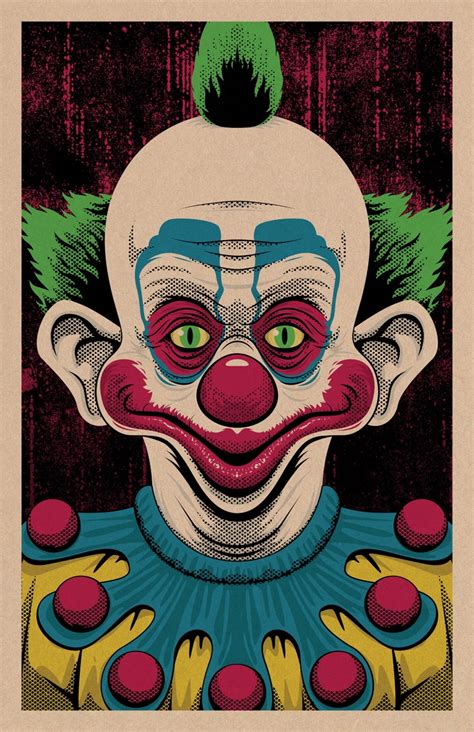 Killer Klowns shorty Print 11x17 - Etsy