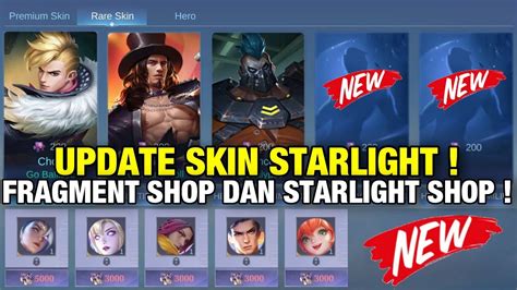 Bocoran Skin Starlight Yang Akan Diresale Di Fragment Shop Dan