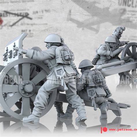 D Printable Wwii Polish Support Weapons By Battlecat Miniatures