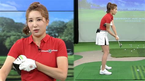 Sbs골프영상 Sbs골프 아카데미 김다나 레슨 몸통스윙을 위한 헤드커버 이용방법 Sbs Golf