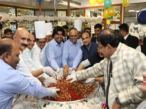 Students And Teachers Made The Cake Mixing Ceremony Special