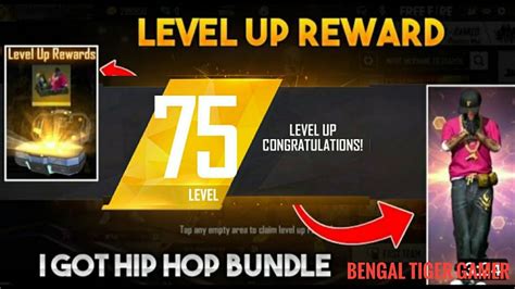 I Got Hip Hop Bundle In Level Up Rewardfree Fire Level Up Rewards Youtube