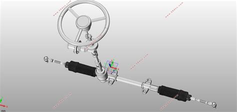 小型电动代步车转向系统设计含cad零件图装配图solidworks三维图汽车56设计资料网