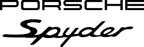 Porsche Spyder Logo Png Vector Ai Free Download