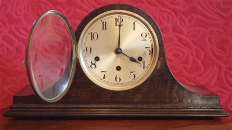 Vintage German 8-Day Mantel Clock with Westminster Chimes | Clock ...