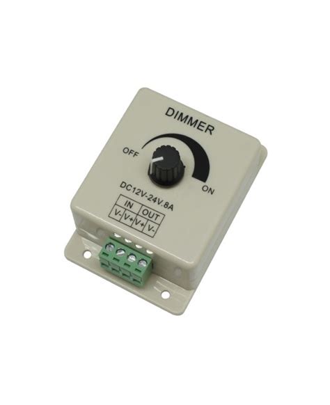 125 300 Controlador Dimmer De 12 A 24V 8A Para Tiras LED Uso General