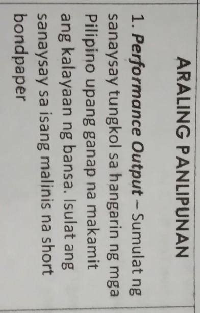 Pasagot Po Please Grade Ap Brainly Ph