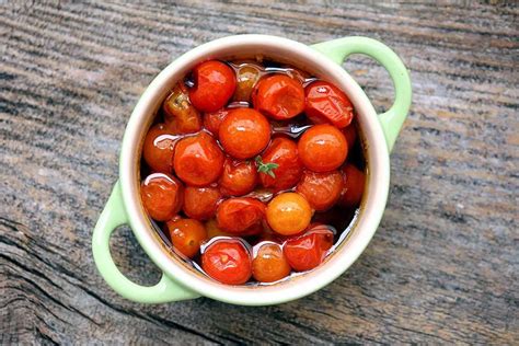 Tomate Cereja Confit Aprenda A Fazer Mel E Pimenta