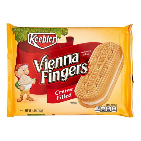 Keebler Vienna Fingers Creme Filled Sandwich Cookies 14.2 oz - Walmart ...