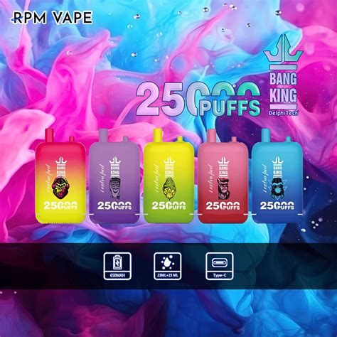 Bang King Puffs Disposable E Cigarette Rpm Vape