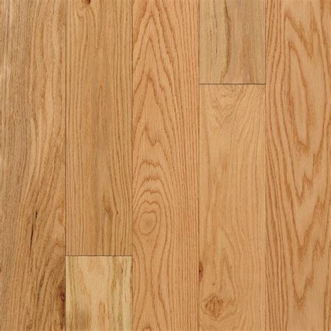 Bruce Plano Country Natural Oak 34 In T X 5 In W Smooth Solid Hardwood Flooring 235 Sqft