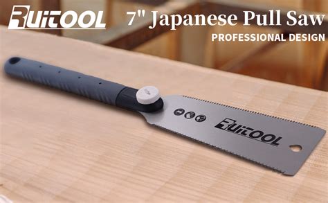 Ruitool Japanese Hand Saw 7 Inch Finish Cutting Pull Saw 6 10and18tpi