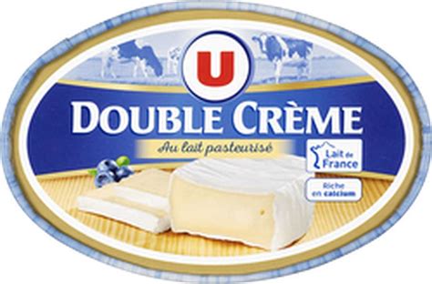 Fromage double crème au lait pasteurisé U 300 g La Belle Vie