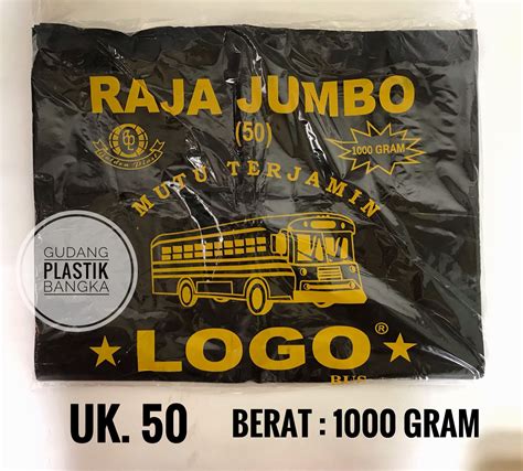 Kantong Kresek Hitam Tebal Logo Ukuran Jumbo Ukuran Lazada Indonesia