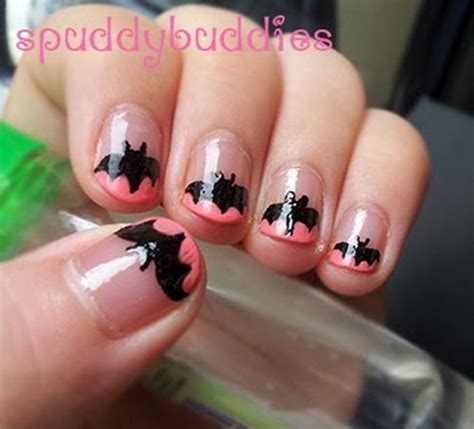 12 Halloween Bat Nail Art Designs Ideas Trends And Stickers 2014