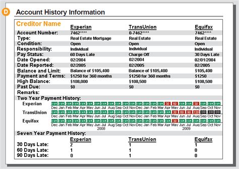 Credit Report Sample