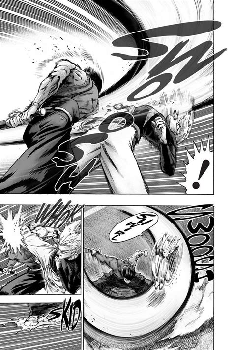 Metal Bat Vs Garou One Punch Man Manga One Punch Comic Book Layout