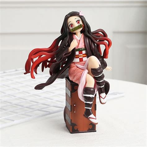 โมเดลฟกเกอร PVC รปปนอนเมะ Demon Slayer Kamado Nezuko ขนาด 15 ซม