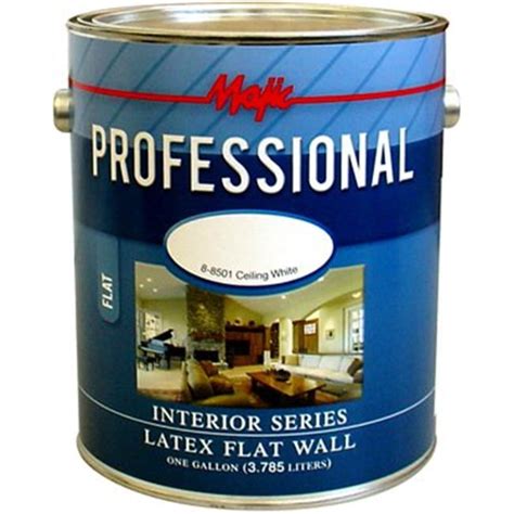 Yenkin Majestic 8 8520 1 1 Gal Black Flat Latex Wall Paint