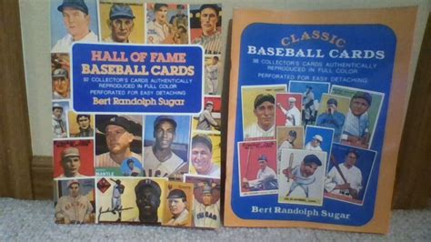 Classic Baseball Cards Hall Of Fame Baseball Cards Reprint