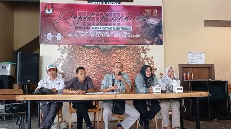 Saling Melengkapi Sukseskan Pemilu 2024 KPU Kota Jambi Rakor Bersama