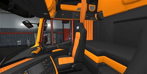 Iveco Hi Way Noir Int Rieur Orange X Ets Ets Mod Ats Mod