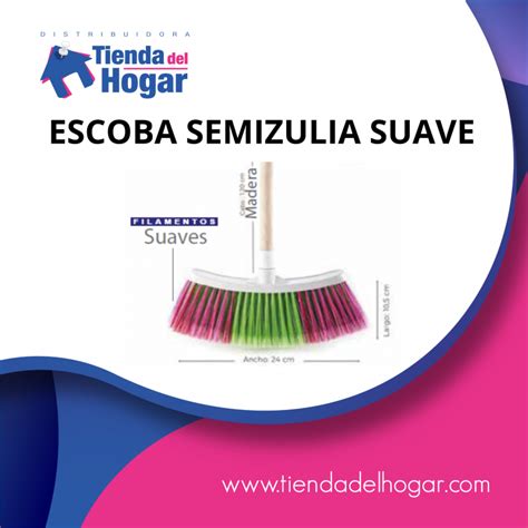 Escoba Semizulia Suave