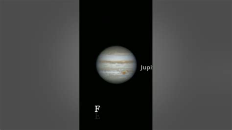 Rotation Of Jupiter Timelapse Of Jupiter Through Telescope Jupiter