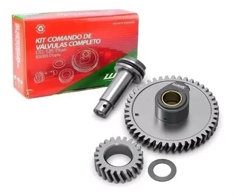 Kit Comando De Válvula C Engrenagem Titan Fan 125 00 08 Wgk