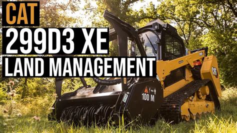 Cat 299d3 Xe Land Management Ctl Built For Heavy Brush Cutting