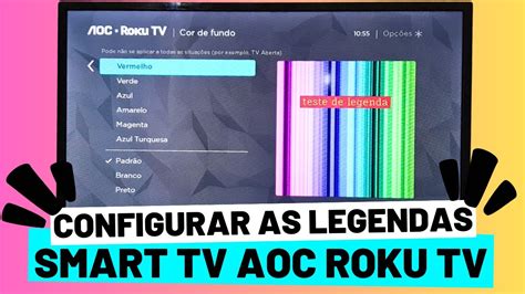 COMO CONFIGURAR E PERSONALIZAR AS LEGENDAS QUE APARECEM NA TELA DA