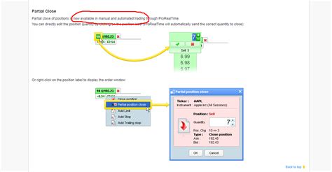 Partial Closure Zero Quantity Exits Forum ProOrder Support ProRealTime