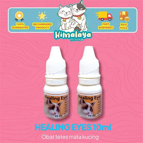 Jual Obat Mata Tetes Mata Untuk Kucing Healing Eyes Drop Ml