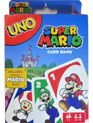 Jogo De Carta Uno Edi O Super Mario World Mattel Original Mercadolivre