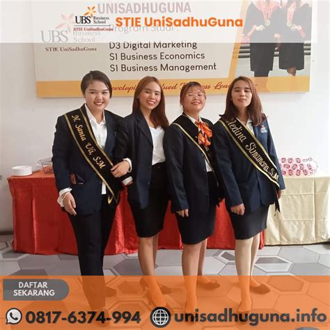 Biaya Pendaftran Kuliah STIE UniSadhuGuna Business School UBS Jakarta