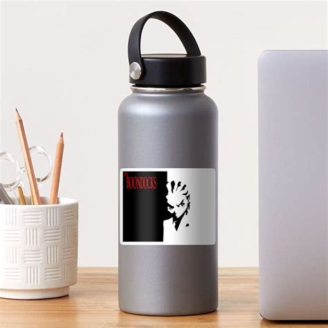 The Boondocks Huey Freeman As Scarface Premium Sticker By