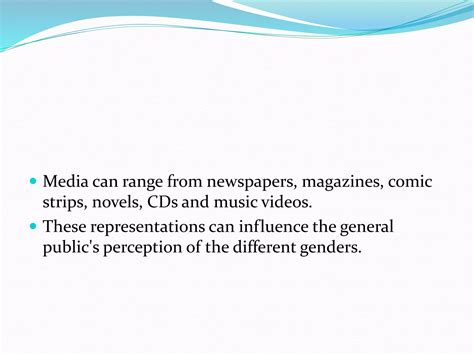 Media Representation Of Gender Ppt