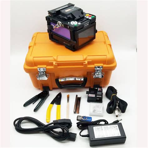 Optical Fiber Fusion Splicer Six Motors Core Alignment Full Automatic