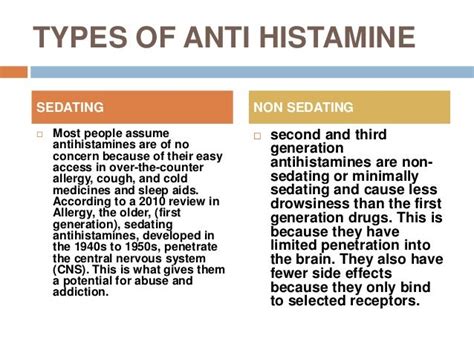 Anti Histamine Drug Abuse