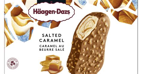 Glace Batonnets Salted Caramel Beurre salé Häagen Dazs