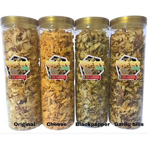 Zamida Kerepek Garlic Crispy Bawang Putih Rangup Shopee Malaysia