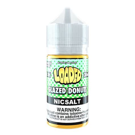 Loaded E Liquid Tfn Salts Glazed Donuts Ml Mg Vape Habitat