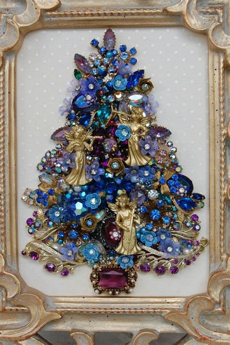 Diy Vintage Jewelry Christmas Tree - Do It Yourself