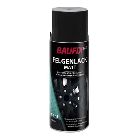 Baufix Felgenlack Schwarz Matt Lack Kaufland De