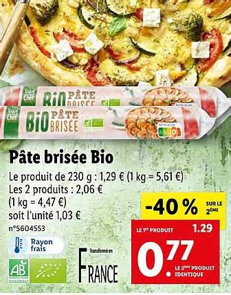 Promo P Te Bris E Bio Chez Lidl Icatalogue Fr